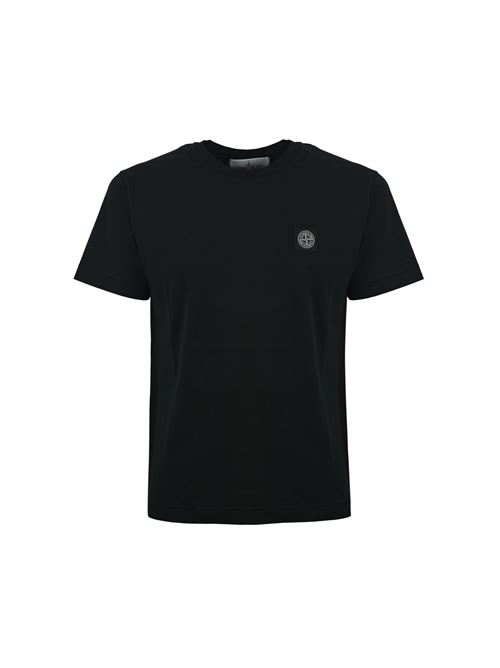 T-shirt con logo black STONE ISLAND | 811524113A0029